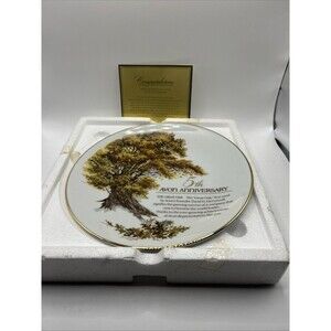 "The Great Oak" - Avon 5th Anniversary Reward / Collector's Plate